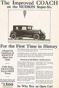 HD Quality Wallpaper | Collection: Vehicles, 201x300 1924 Hudson Super Six Coach