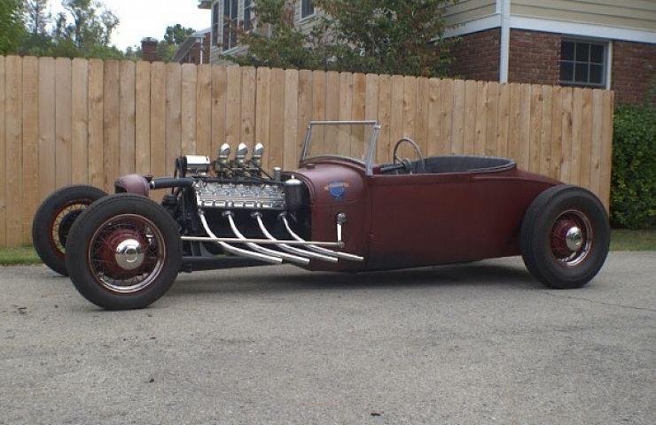 HD Quality Wallpaper | Collection: Vehicles, 740x480 1929 Ford Roadster