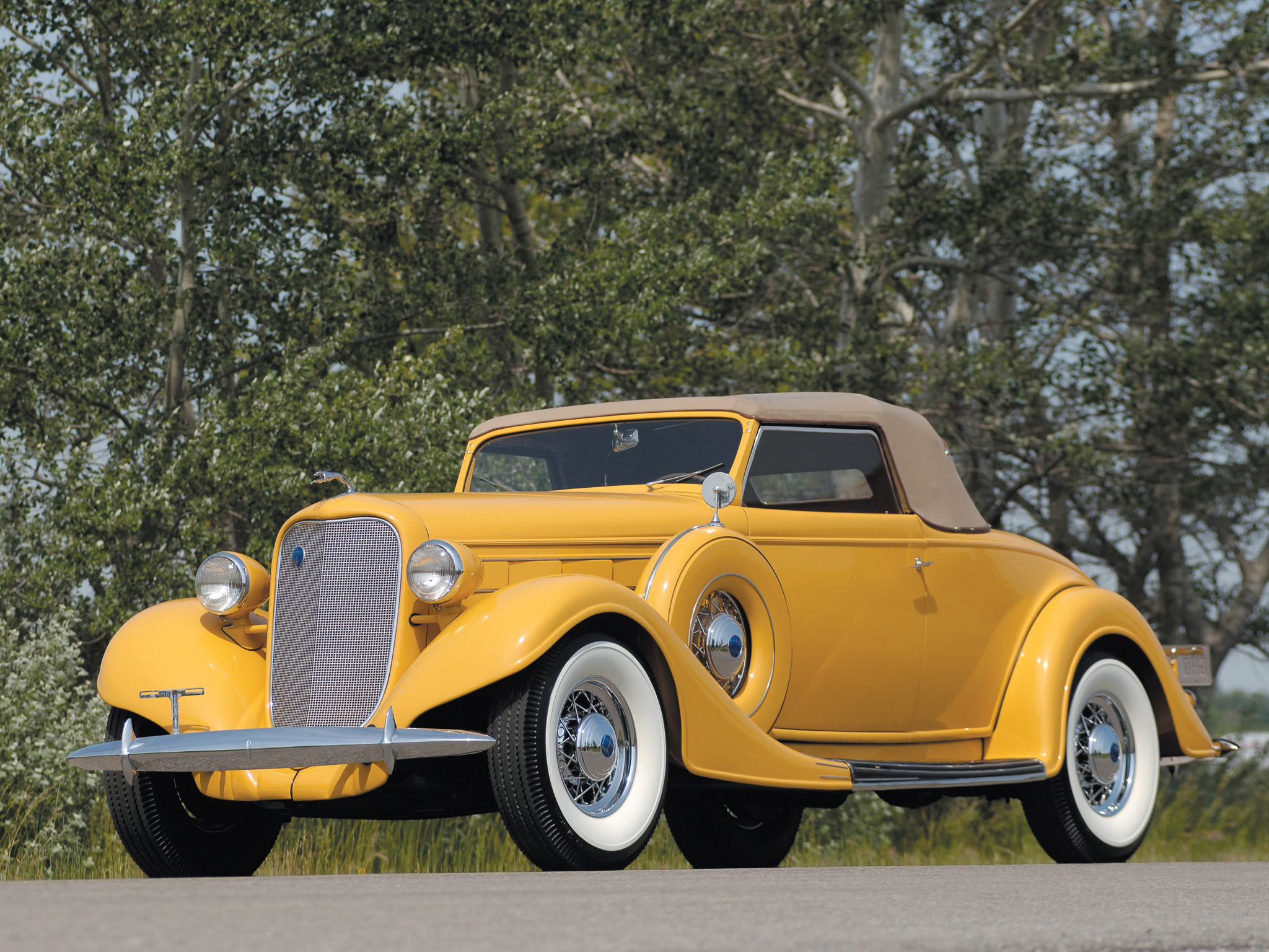 High Resolution Wallpaper | 1935 Lincoln Model K Convertible Roadster 2048x1536 px