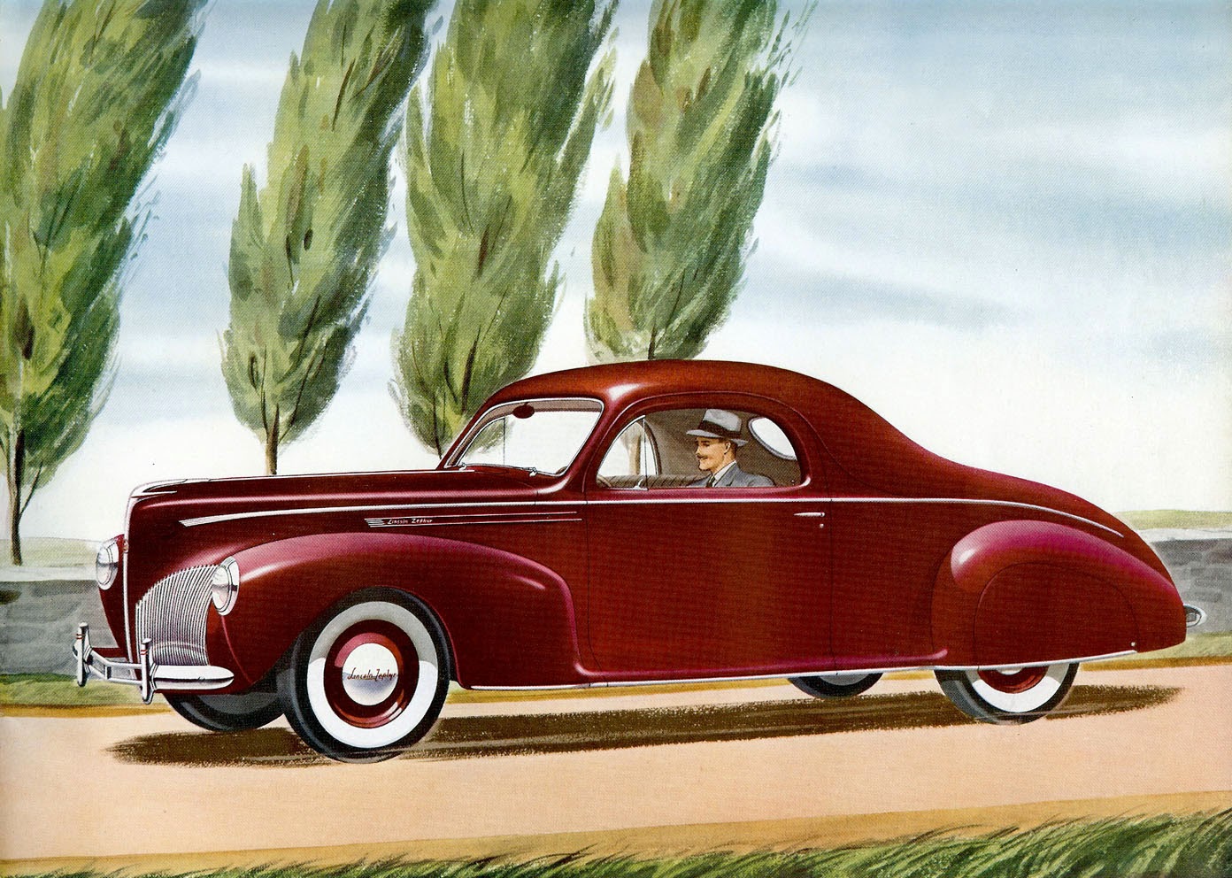 1940 Lincoln Zephyr Coupe #4