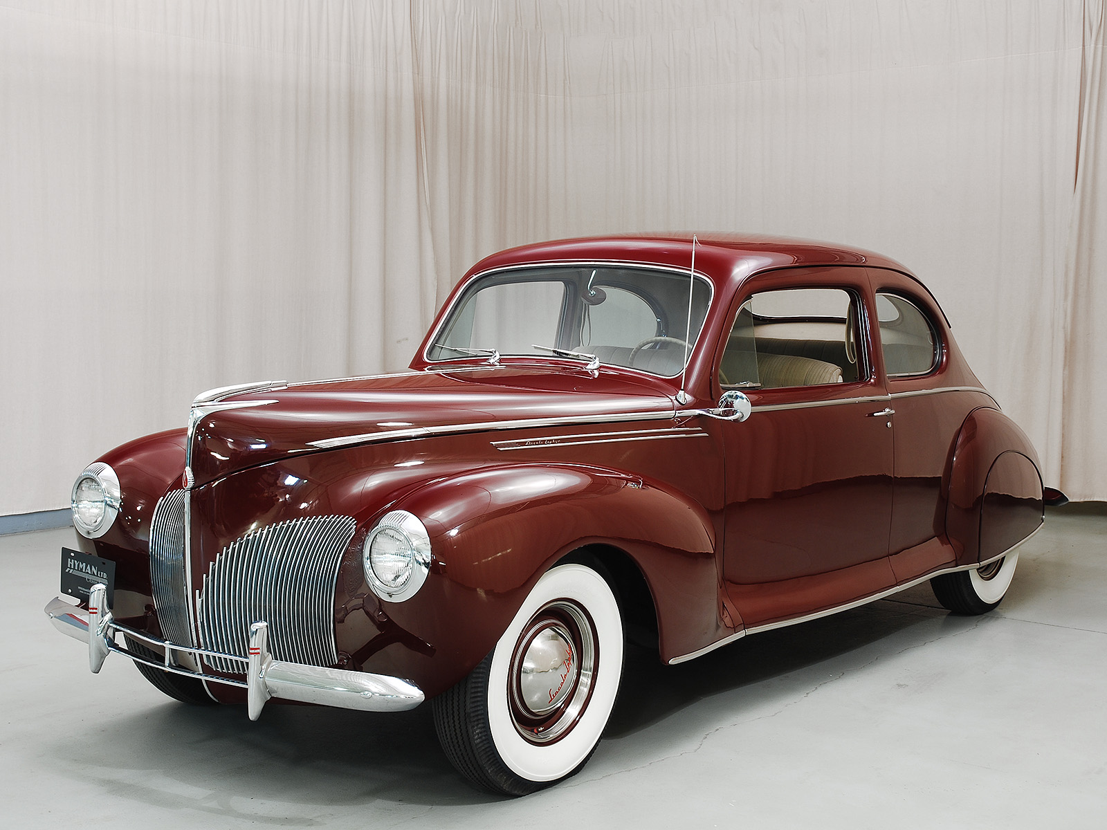 Nice Images Collection: 1940 Lincoln Zephyr Coupe Desktop Wallpapers