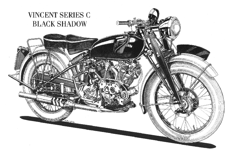Images of 1950 Vincent Hrd Black Shadow | 750x486