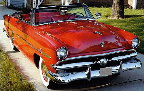 1953 Ford Crestline Sunliner Convertible Backgrounds, Compatible - PC, Mobile, Gadgets| 500x315 px