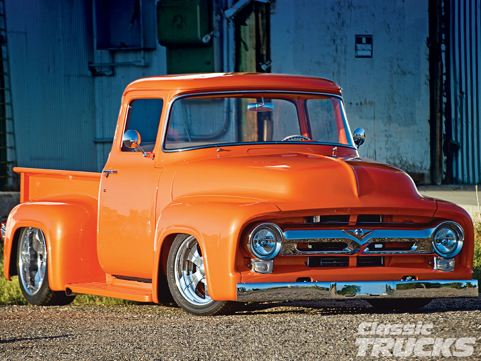 HD Quality Wallpaper | Collection: Vehicles, 1600x1200 1956 Ford F-100