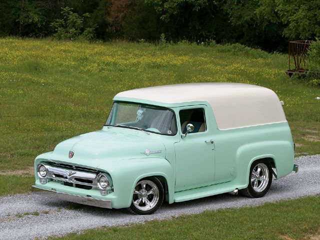 Nice wallpapers 1956 Ford F-100 Panel 640x480px