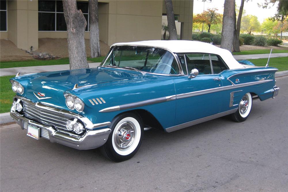 Nice wallpapers 1958 Chevrolet Impala 1000x666px