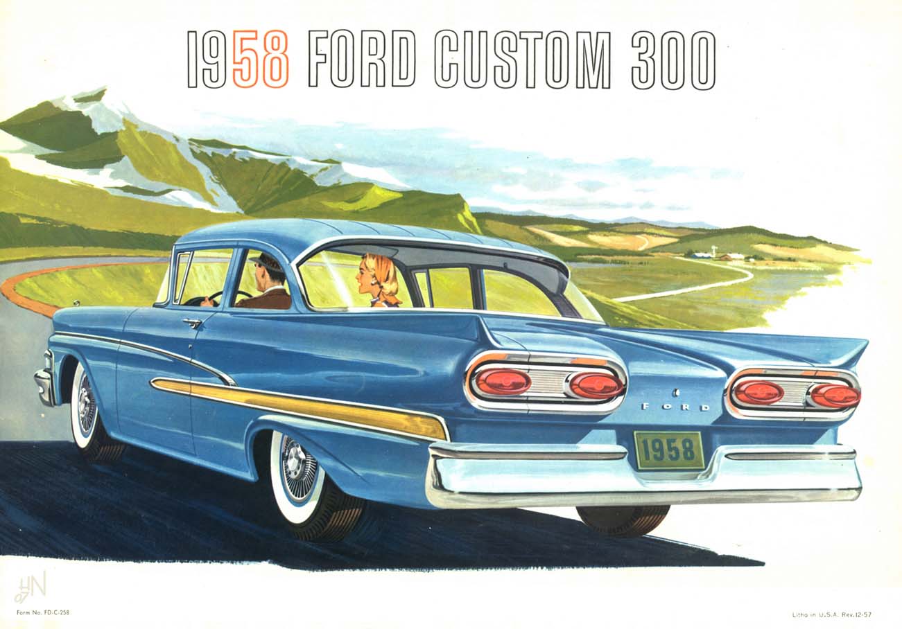 1301x908 > 1958 Ford Wallpapers