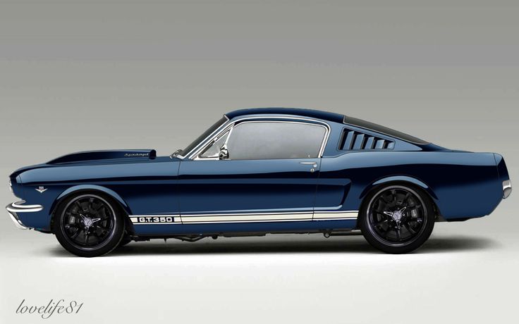 HD Quality Wallpaper | Collection: Vehicles, 736x460 1965 Mustang Fastback