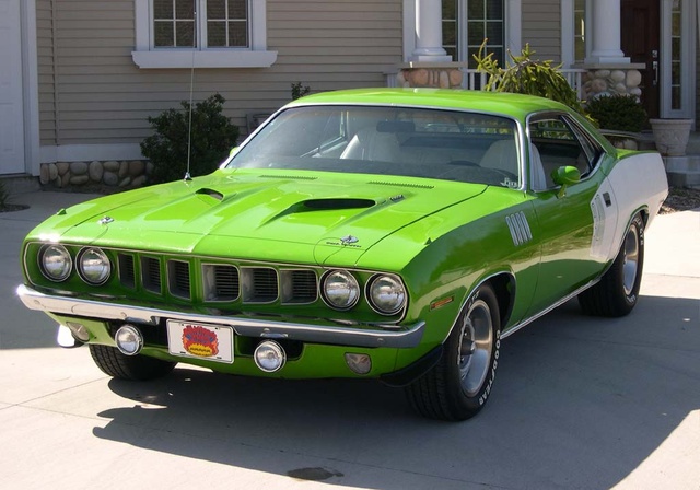 Nice wallpapers 1971 Plymouth Barracuda 640x448px