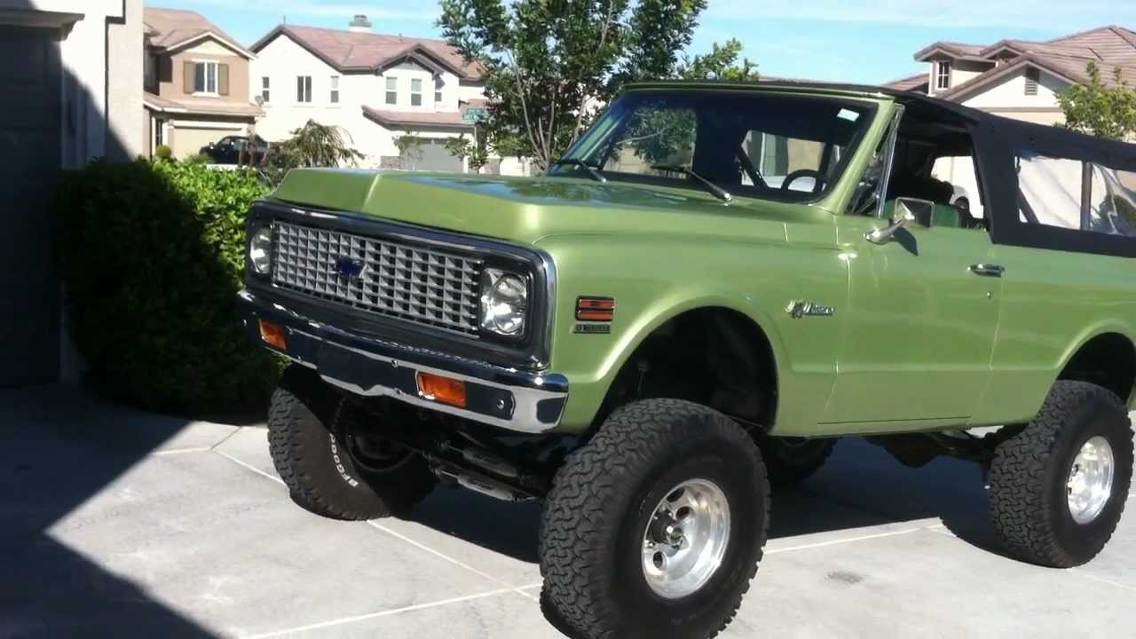 HD Quality Wallpaper | Collection: Vehicles, 1280x720 1972 Chevrolet K5 Blazer
