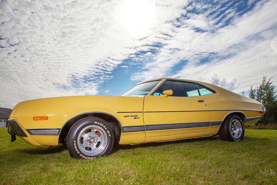 HD Quality Wallpaper | Collection: Vehicles, 900x600 1972 Ford Gran Torino Sport