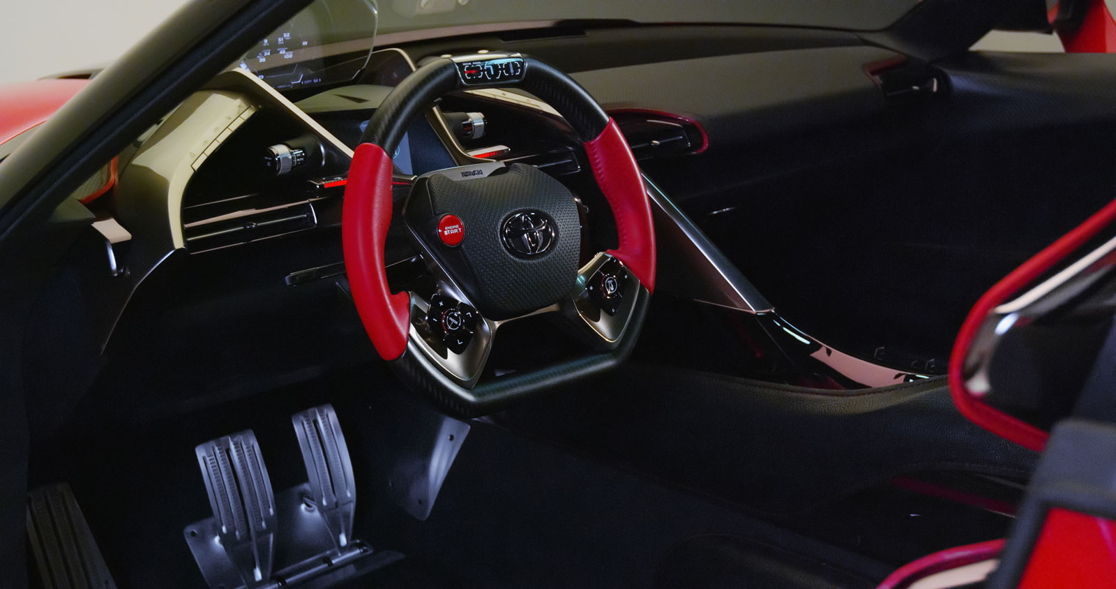 Nice Images Collection: 2014 Toyota FT-1 Concept  Desktop Wallpapers