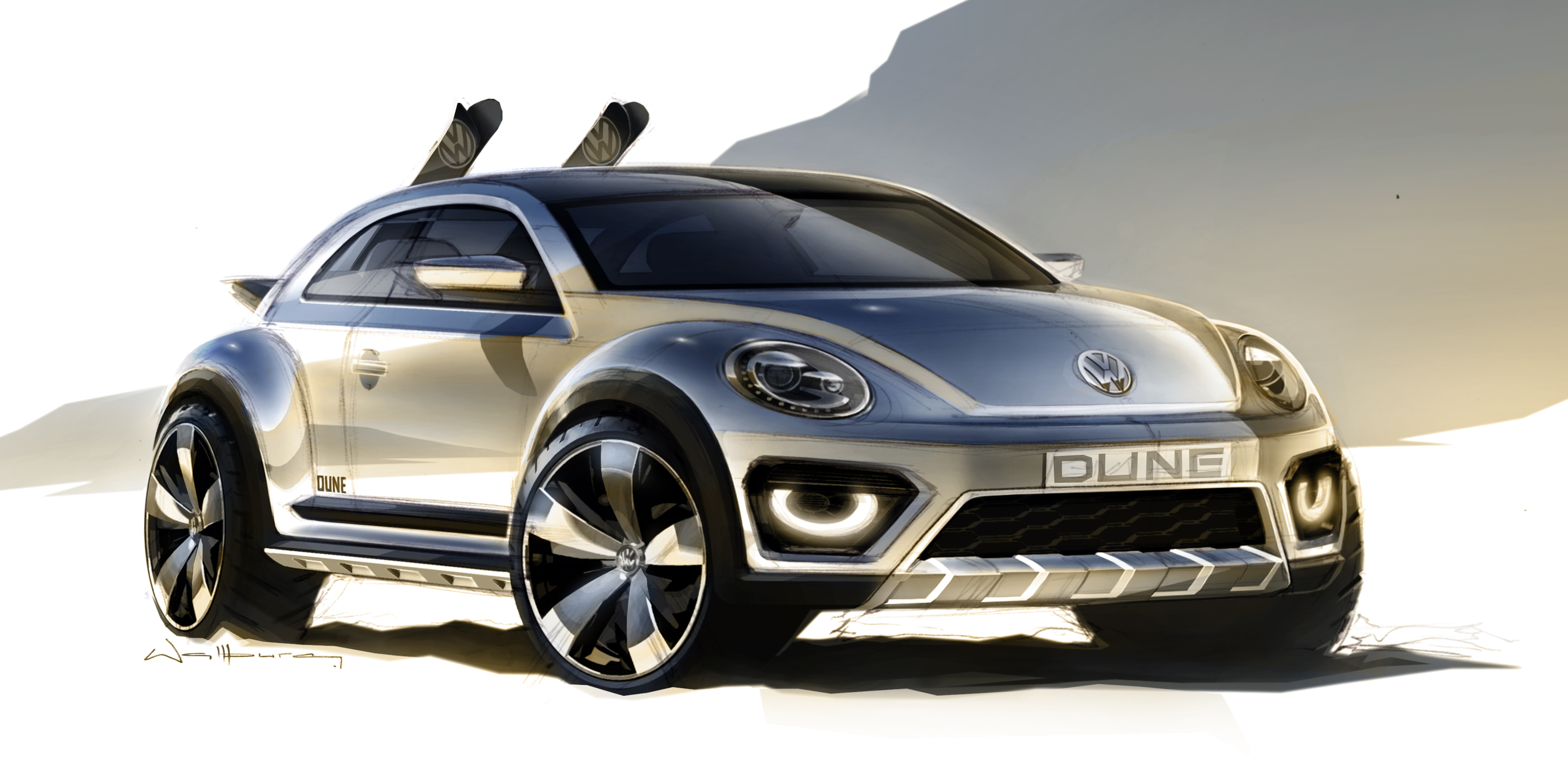 Images of 2014 Volkswagen Beetle Dune Concept | 3318x1619