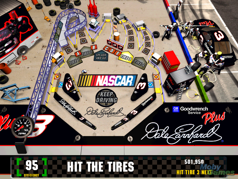 3-D Ultra NASCAR Pinball #10