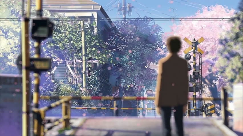 HD Quality Wallpaper | Collection: Anime, 852x480 5 Centimeters Per Second