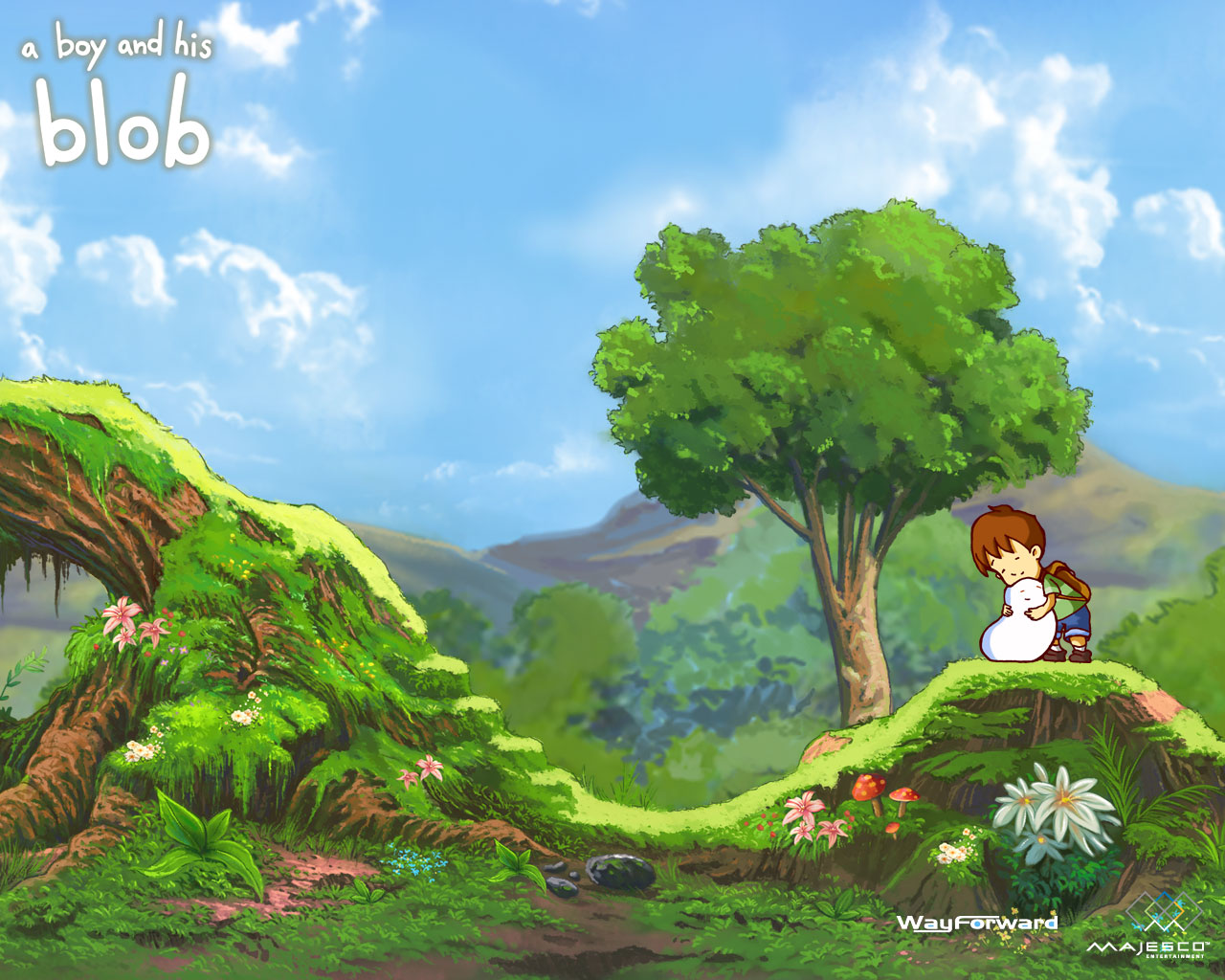 High Resolution Wallpaper | A Boy And His Blob 1280x1024 px