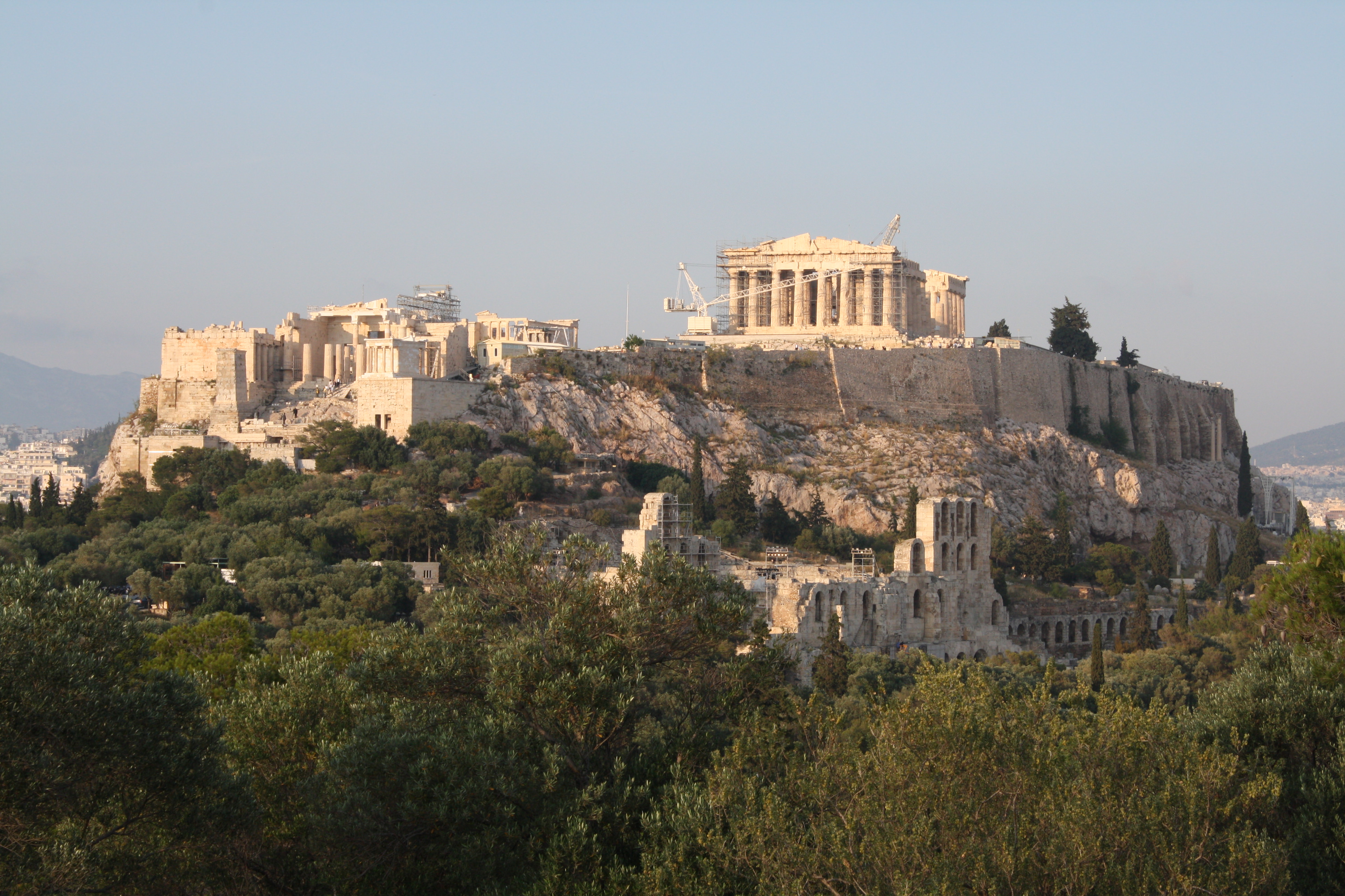 Acropolis Of Athens Backgrounds, Compatible - PC, Mobile, Gadgets| 3888x2592 px