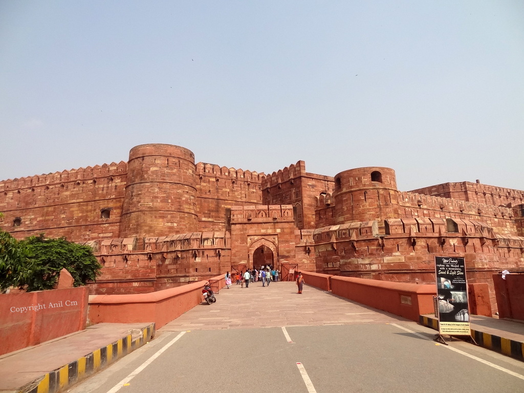 Nice Images Collection: Agra Fort Desktop Wallpapers