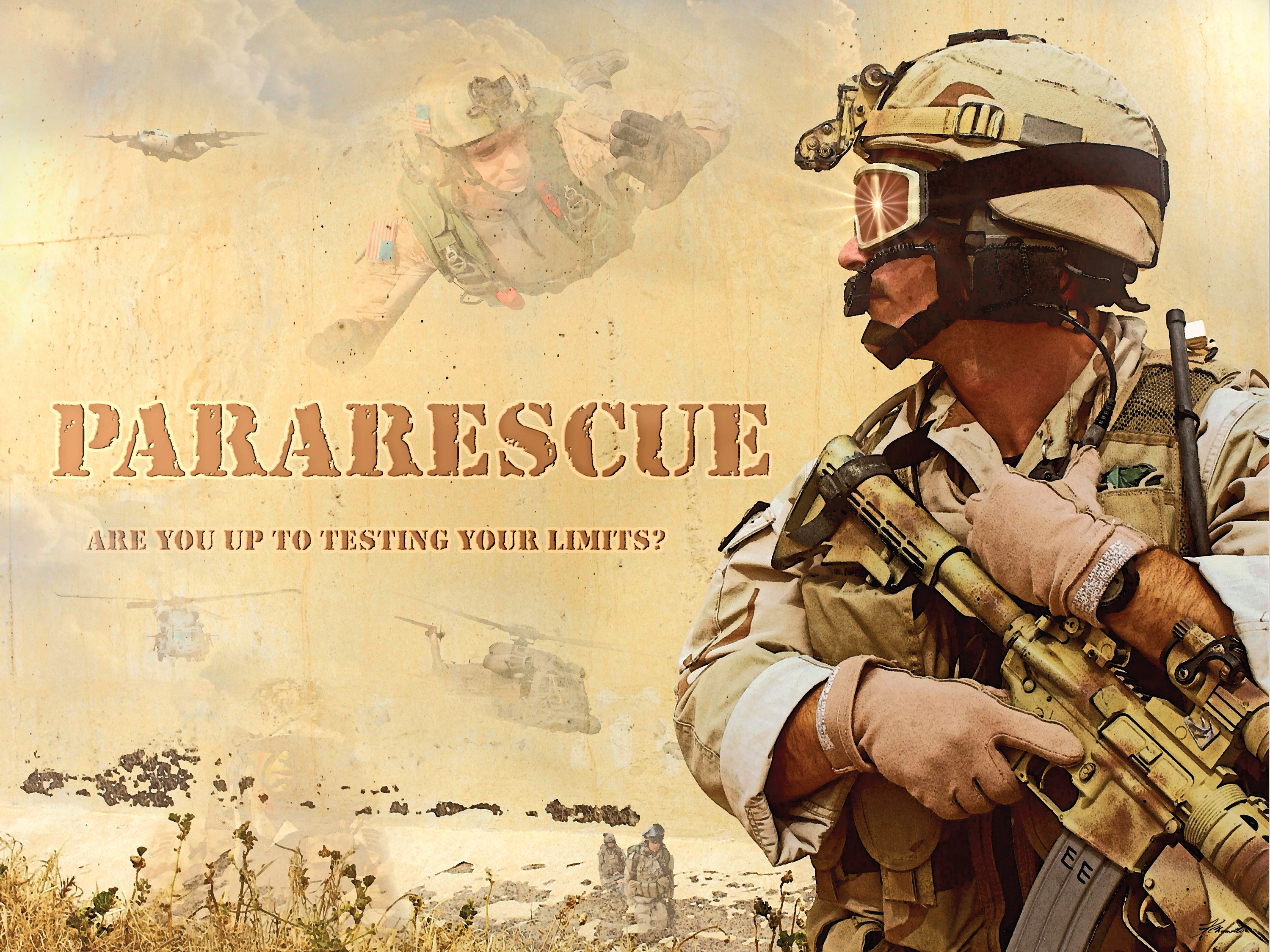 HD Quality Wallpaper | Collection: Military, 3000x2250 Air Force Pararescue