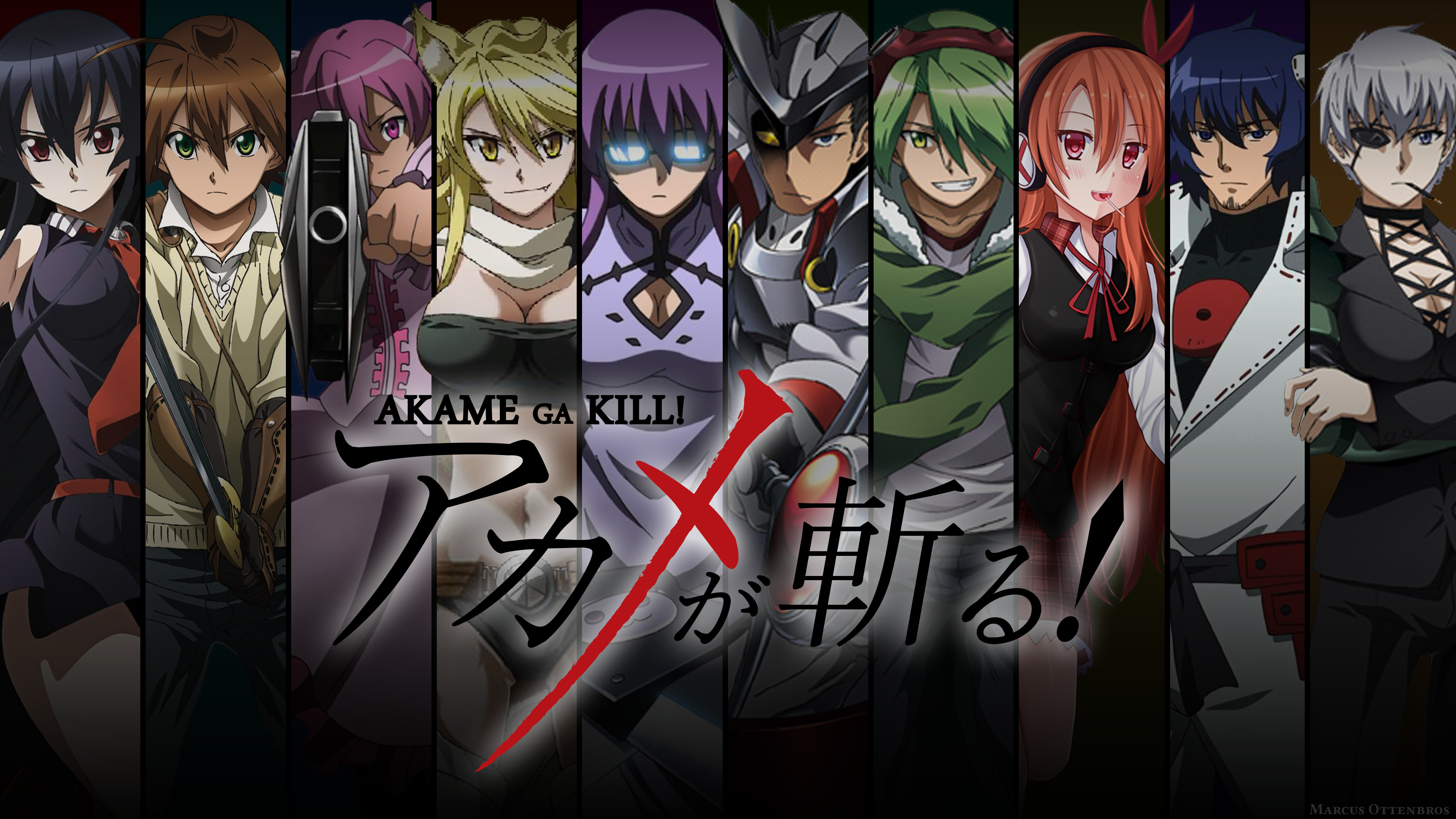 HD Quality Wallpaper | Collection: Anime, 3840x2160 Akame Ga Kill!
