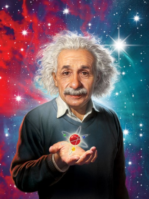 High Resolution Wallpaper | Albert Einstein 480x640 px