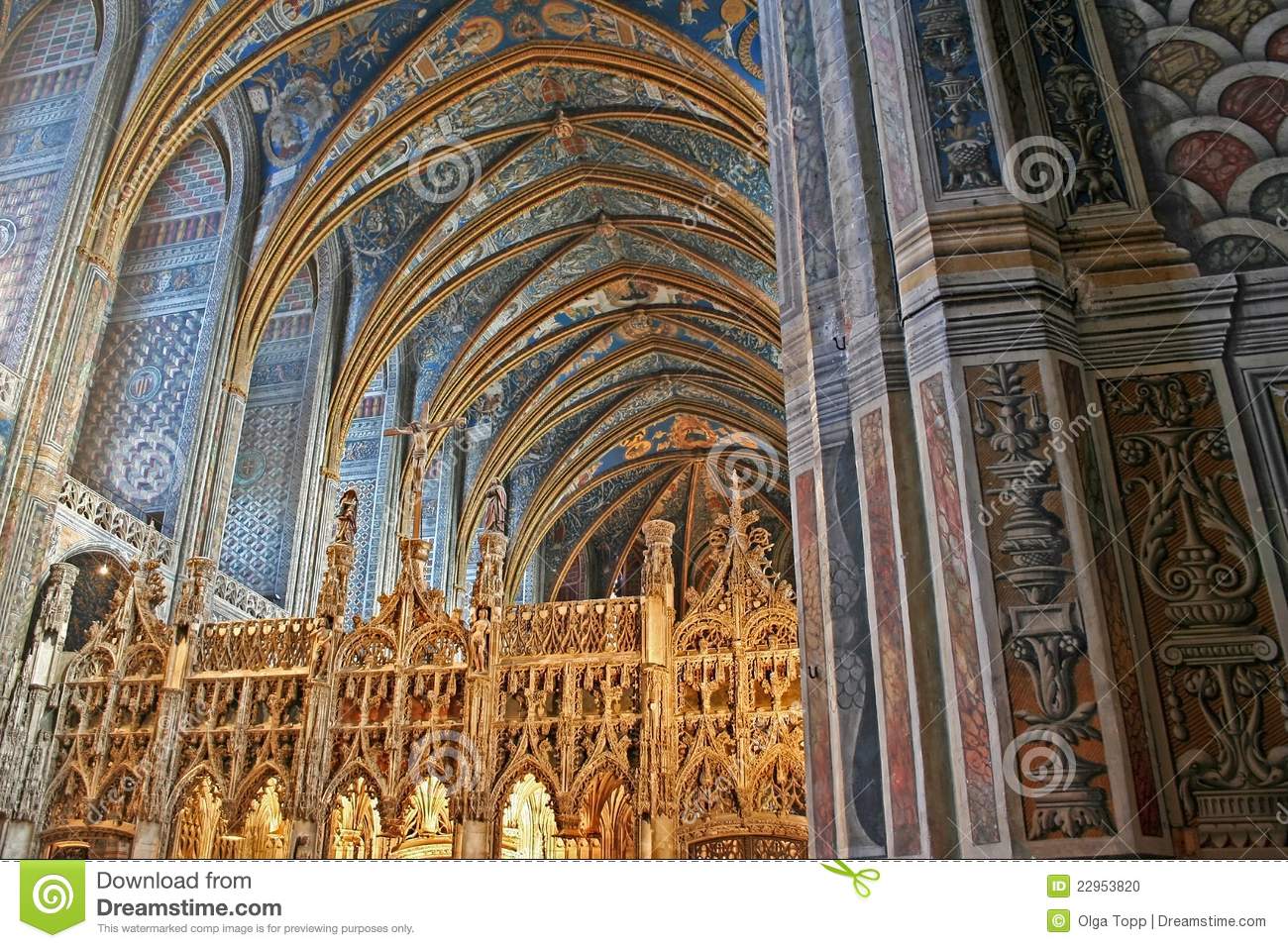 Nice Images Collection: Albi Cathedral Desktop Wallpapers