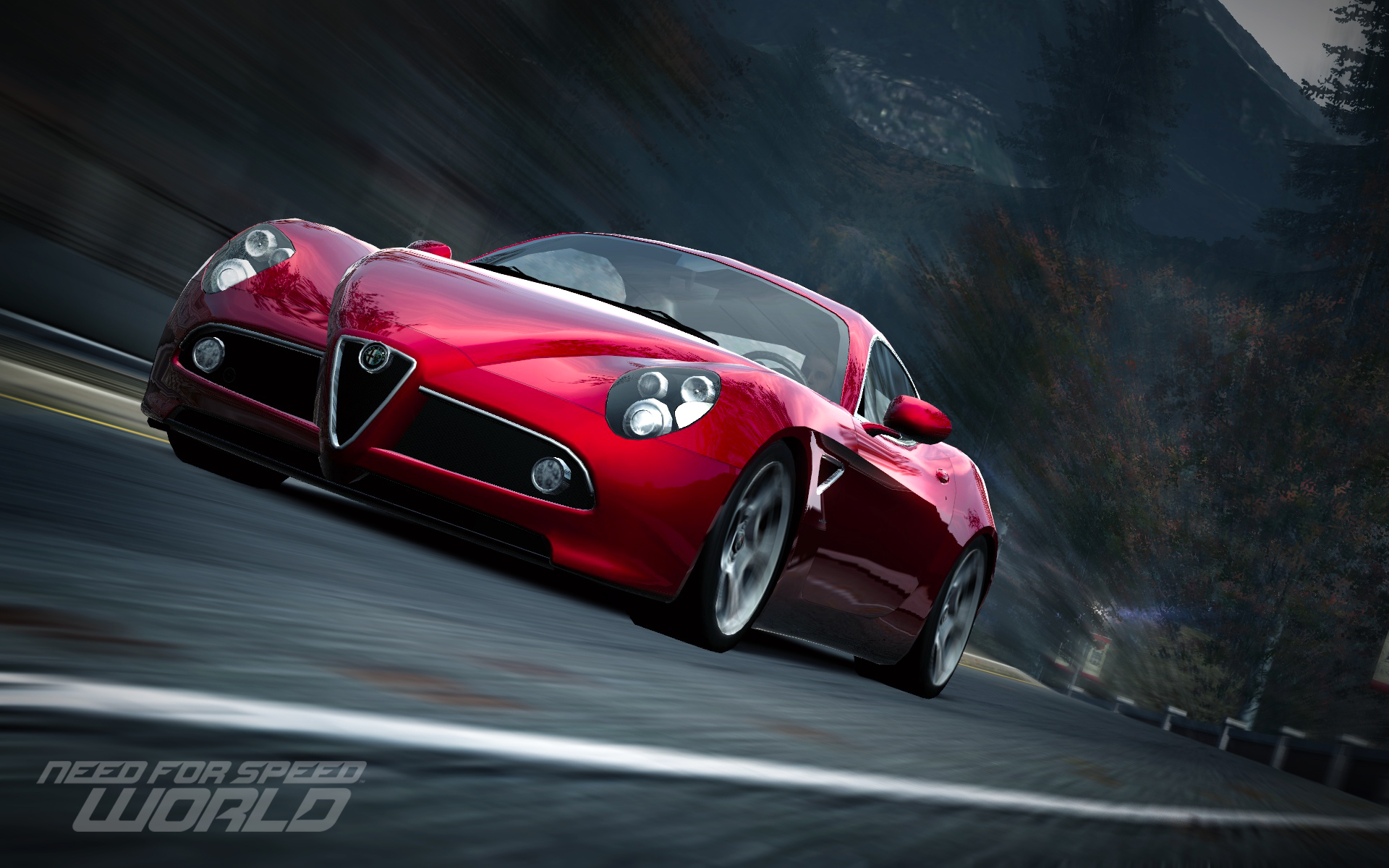 Nice Images Collection: Alfa Romeo 8C Competizione Desktop Wallpapers