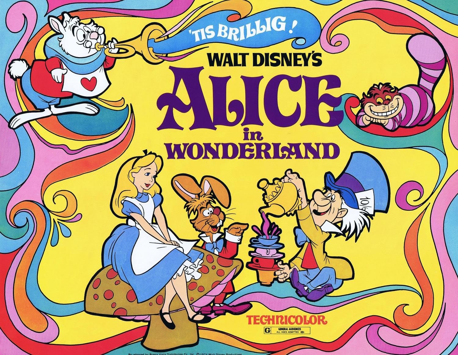 Amazing Alice In Wonderland (1951) Pictures & Backgrounds