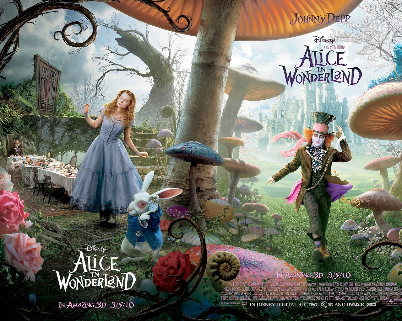 Alice In Wonderland (2010) High Quality Background on Wallpapers Vista