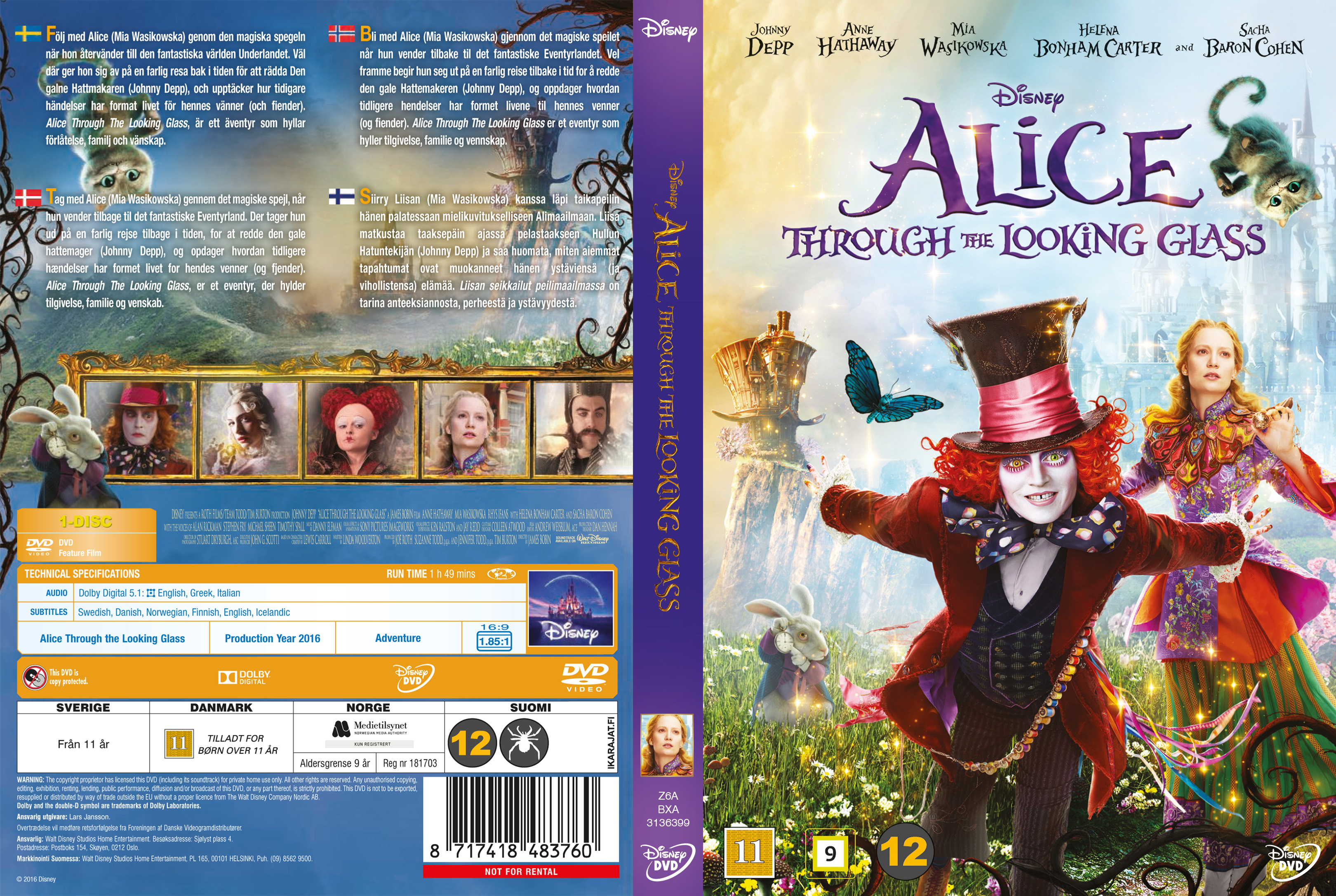Alice Through The Looking Glass (2016) High Quality Background on Wallpapers Vista