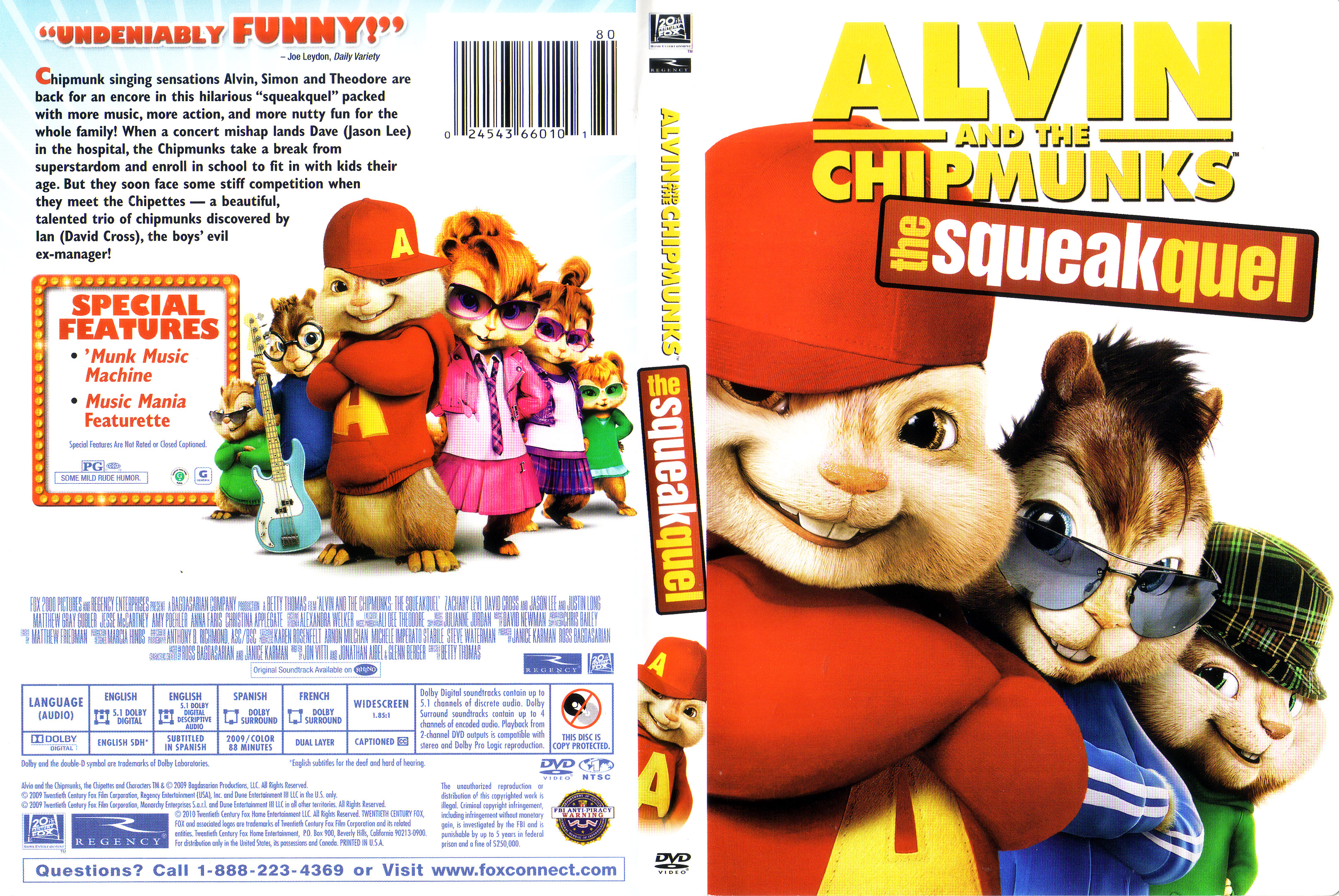 Alvin And The Chipmunks: The Squeakquel Pics, Movie Collection. 