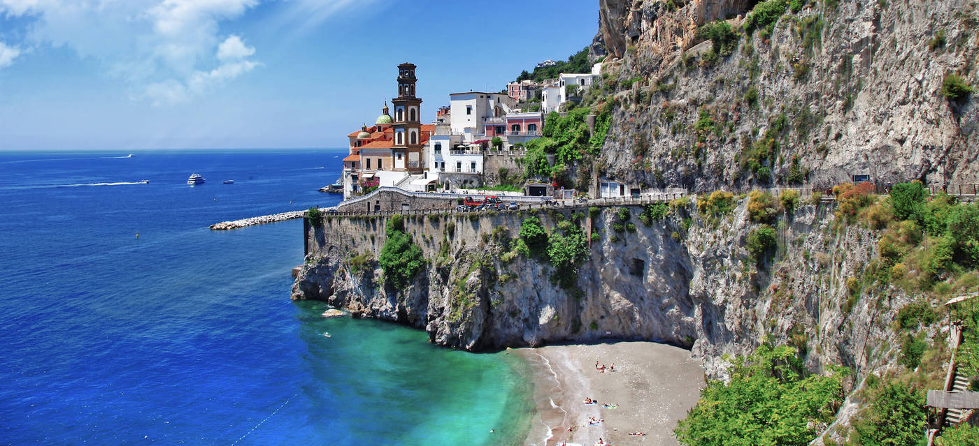 Amalfi Backgrounds, Compatible - PC, Mobile, Gadgets| 1400x639 px