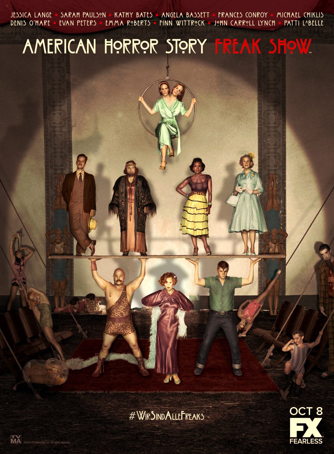 American Horror Story: Freak Show Backgrounds on Wallpapers Vista