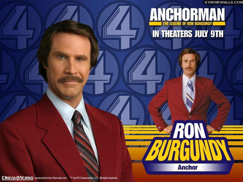Anchorman: The Legend Of Ron Burgundy Backgrounds, Compatible - PC, Mobile, Gadgets| 1024x768 px