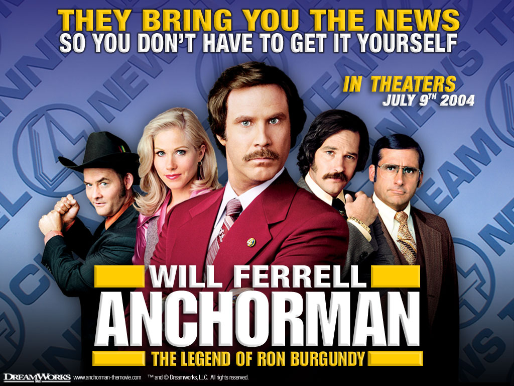 HD Quality Wallpaper | Collection: Movie, 1024x768 Anchorman: The Legend Of Ron Burgundy