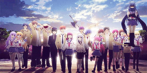 HD Quality Wallpaper | Collection: Anime, 500x250 Angel Beats!