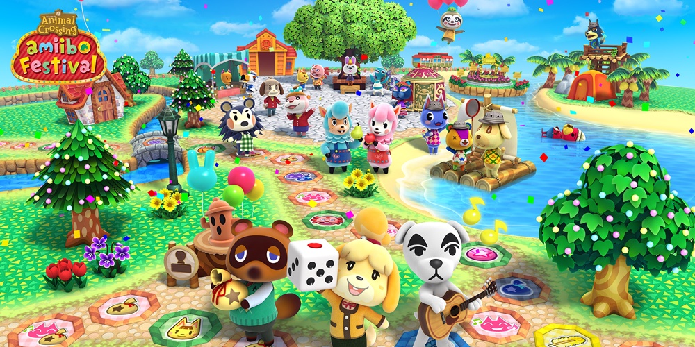 HD Quality Wallpaper | Collection: Video Game, 1000x500 Animal Crossing: Amiibo Festival