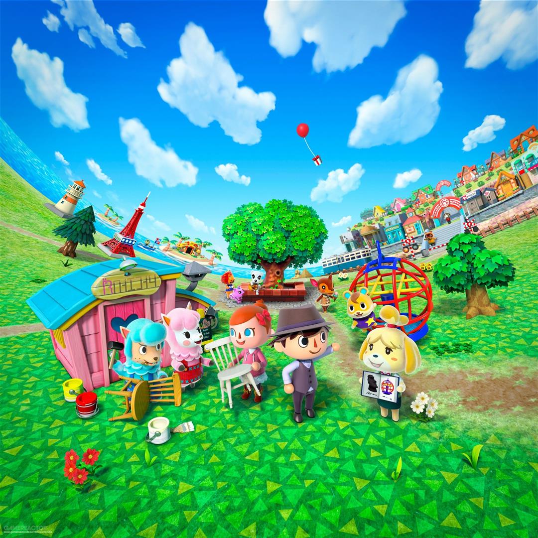 High Resolution Wallpaper | Animal Crossing: New Leaf 1080x1080 px