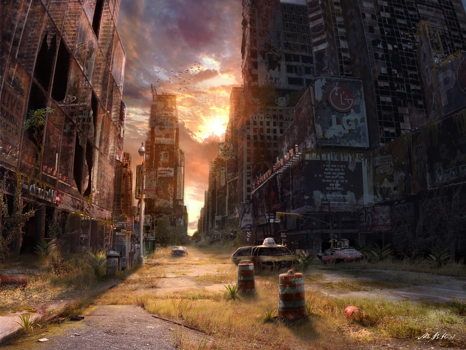 Nice Images Collection: Apocalypse City Desktop Wallpapers