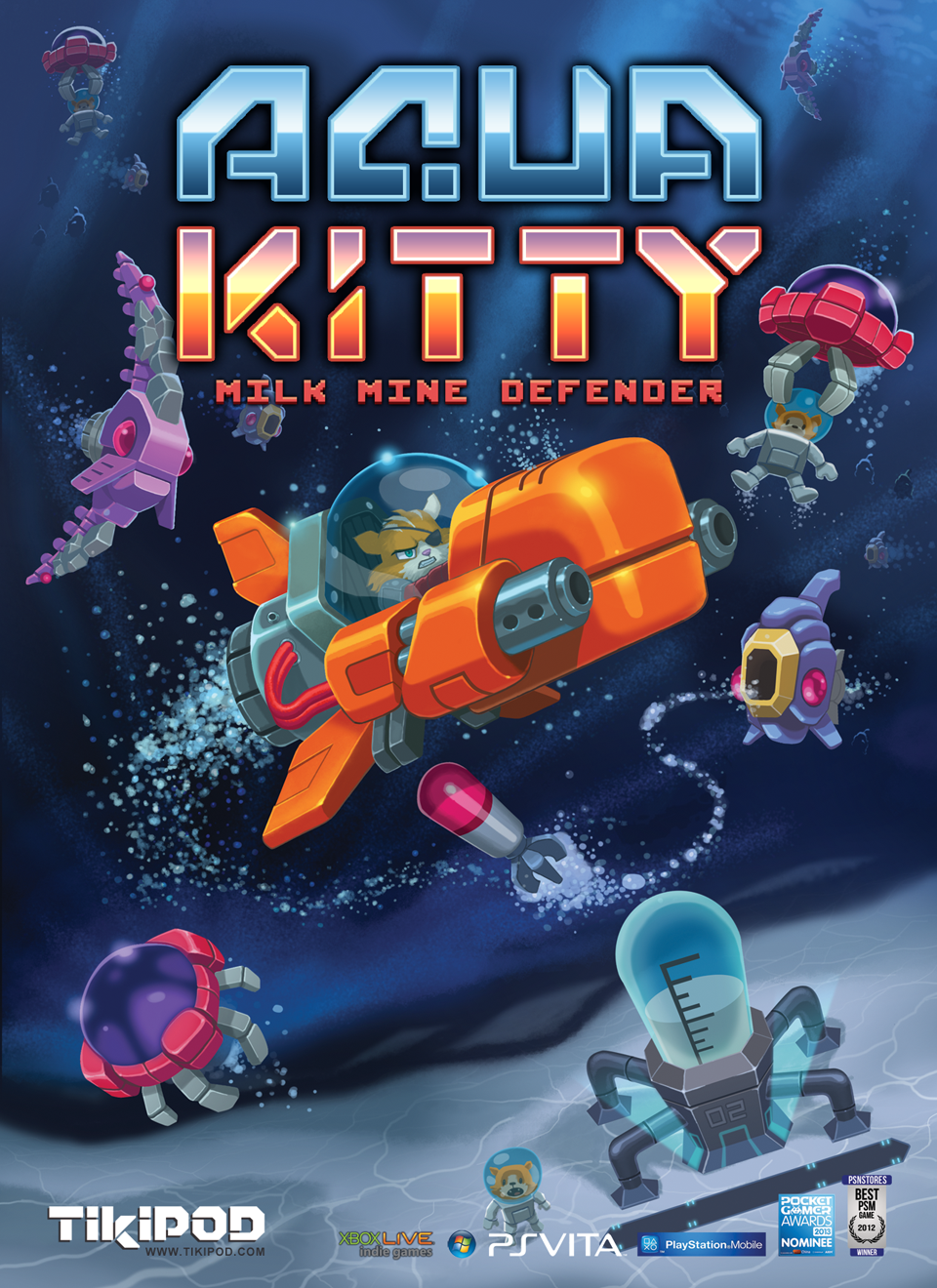 Aqua Kitty - Milk Mine Defender #14