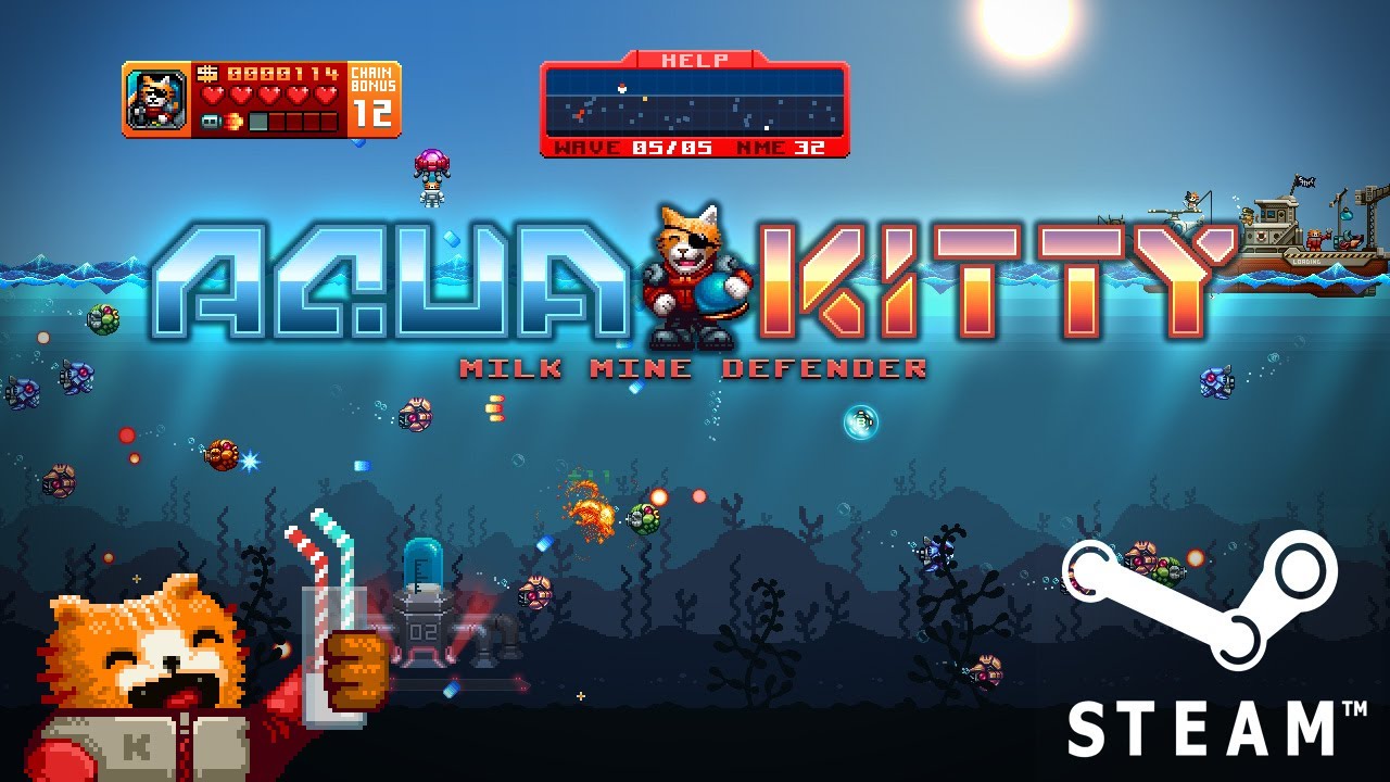 Aqua Kitty - Milk Mine Defender #15