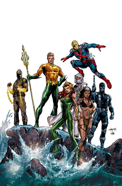 HD Quality Wallpaper | Collection: Comics, 410x625 Aquaman And The Others