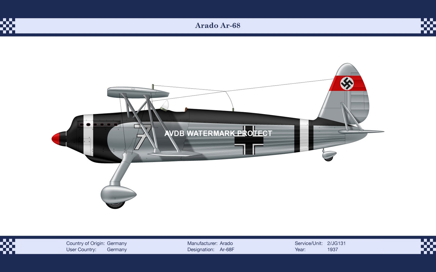 HQ Arado Ar 68 Wallpapers | File 162.98Kb