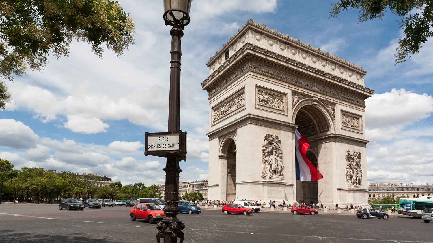 Arc De Triomphe Backgrounds, Compatible - PC, Mobile, Gadgets| 1500x844 px