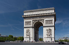 Nice Images Collection: Arc De Triomphe Desktop Wallpapers