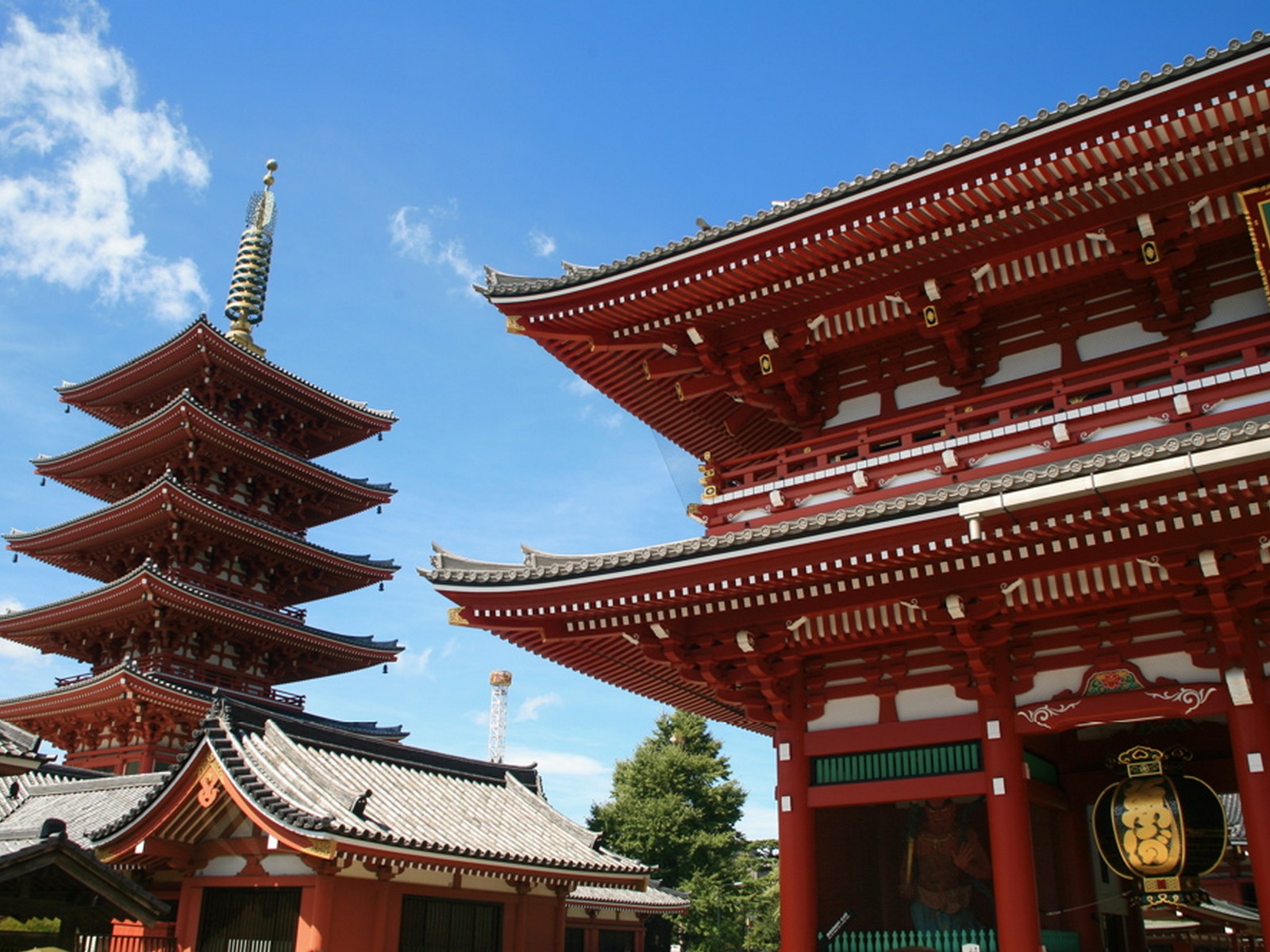 Asakusa Kannon Temple Backgrounds, Compatible - PC, Mobile, Gadgets| 1600x1200 px