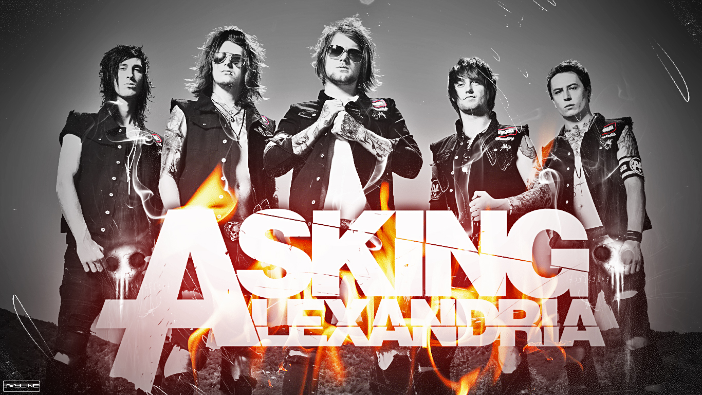 HD Quality Wallpaper | Collection: Music, 1366x768 Asking Alexandria