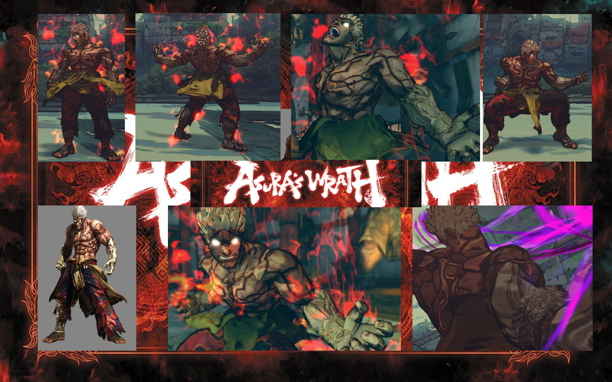 Asura's Wrath Street Fighter Backgrounds, Compatible - PC, Mobile, Gadgets| 2088x1305 px