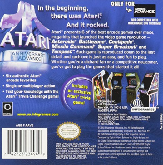 Atari Anniversary Advance #16