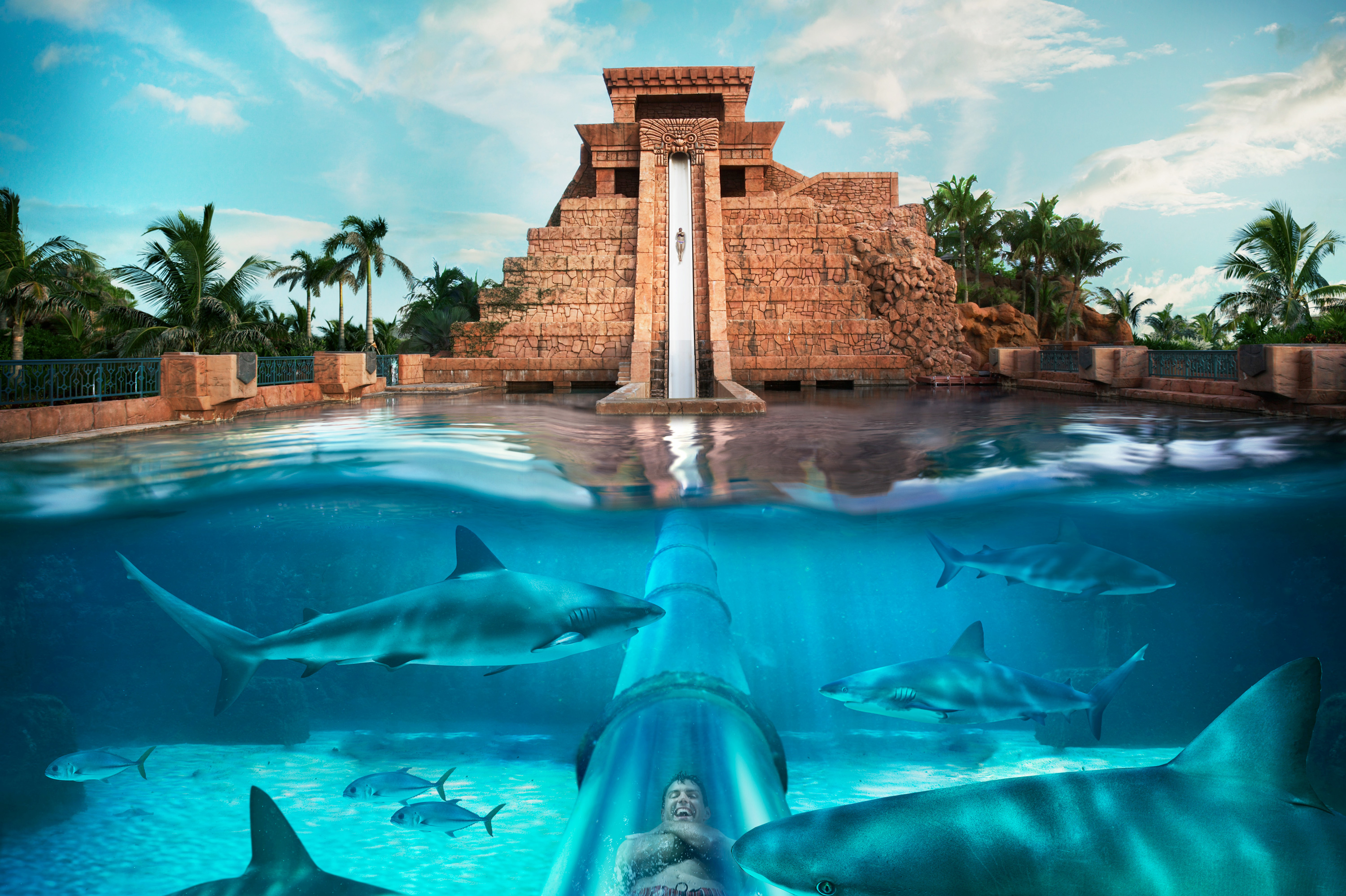High Resolution Wallpaper | Atlantis Paradise Island 3000x1997 px